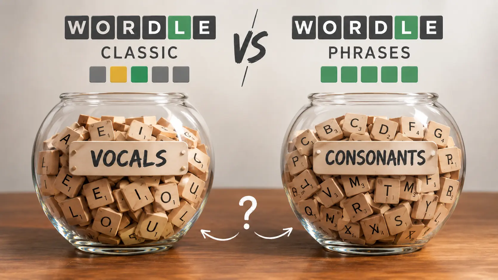 Classic Wordle vs. Wordle Phrase